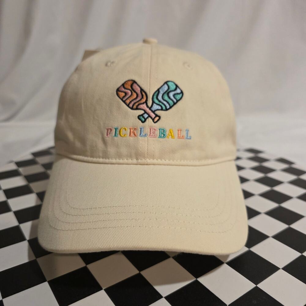 Frasier Sterling Sport Pickleball Dad Hat Beige Cream New With Tags Pastel